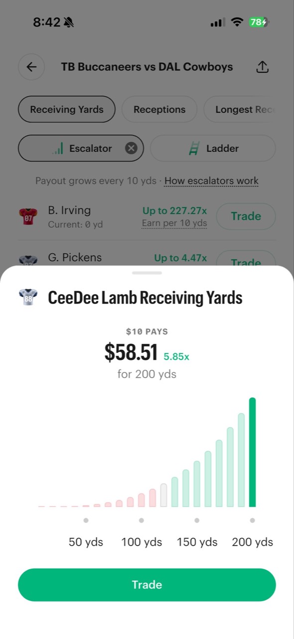 Escalator CeeDee Lamb
